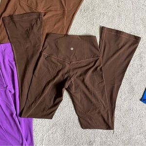 lululemon align mini flare pant java